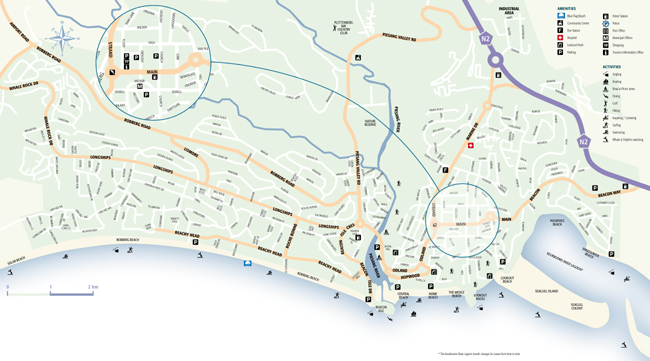 Plettenberg Bay Street Map