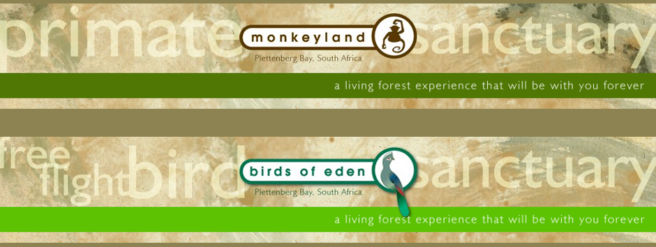 Monkeyland and Birds of Eden in Plettenberg Bay